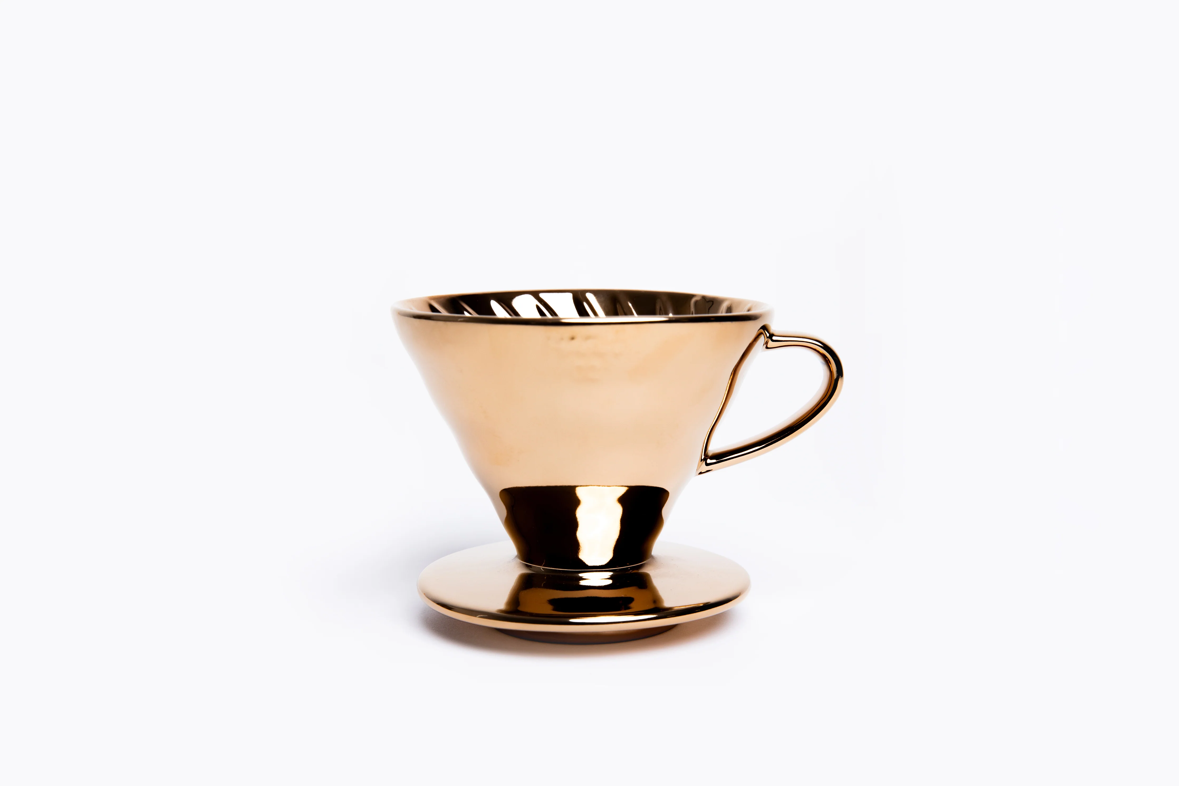 V60 Ceramic Coffee Dripper 02 - Metallic Colors - Image 4